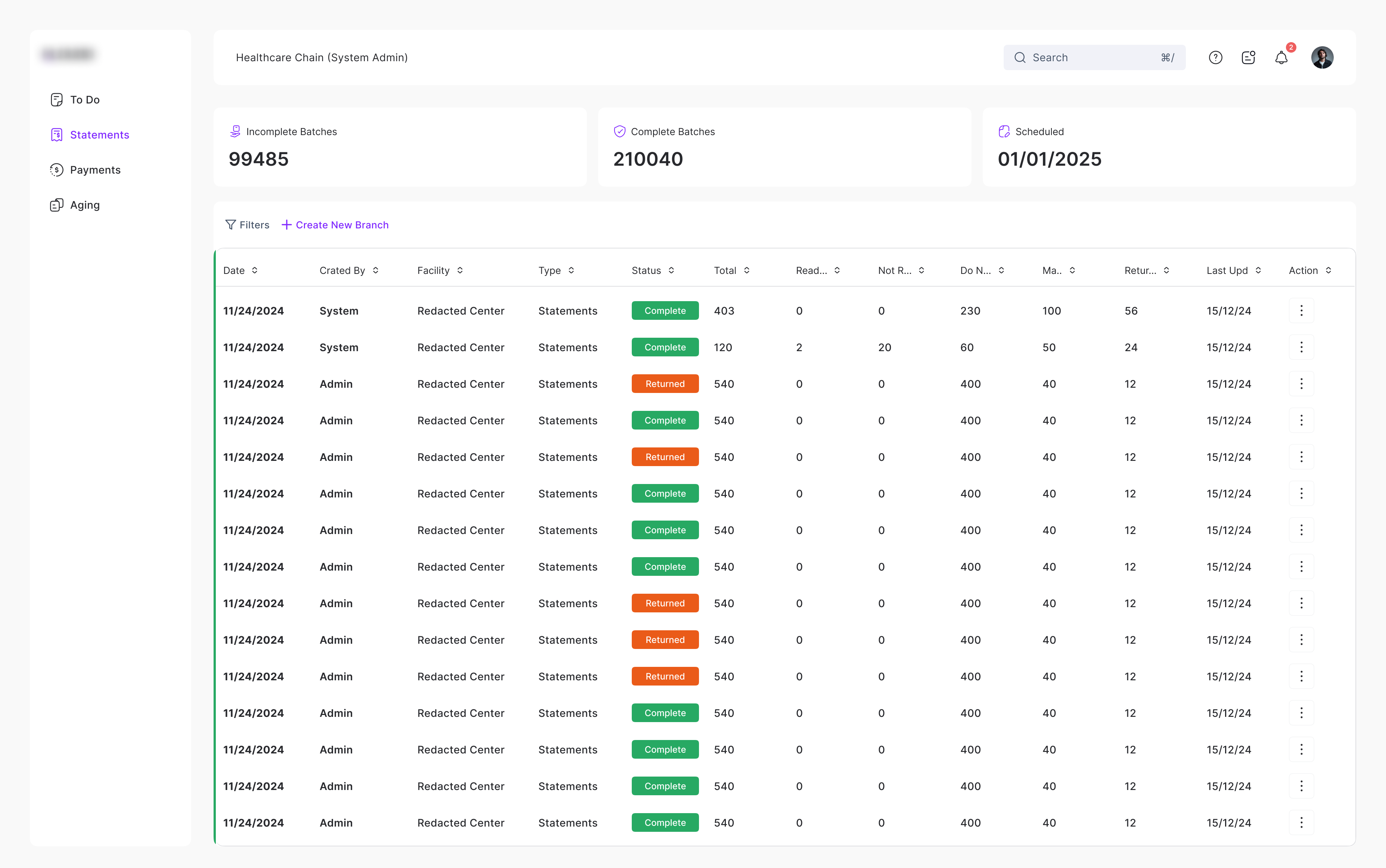 Healthcare Financial Management Web Application Project Illustration