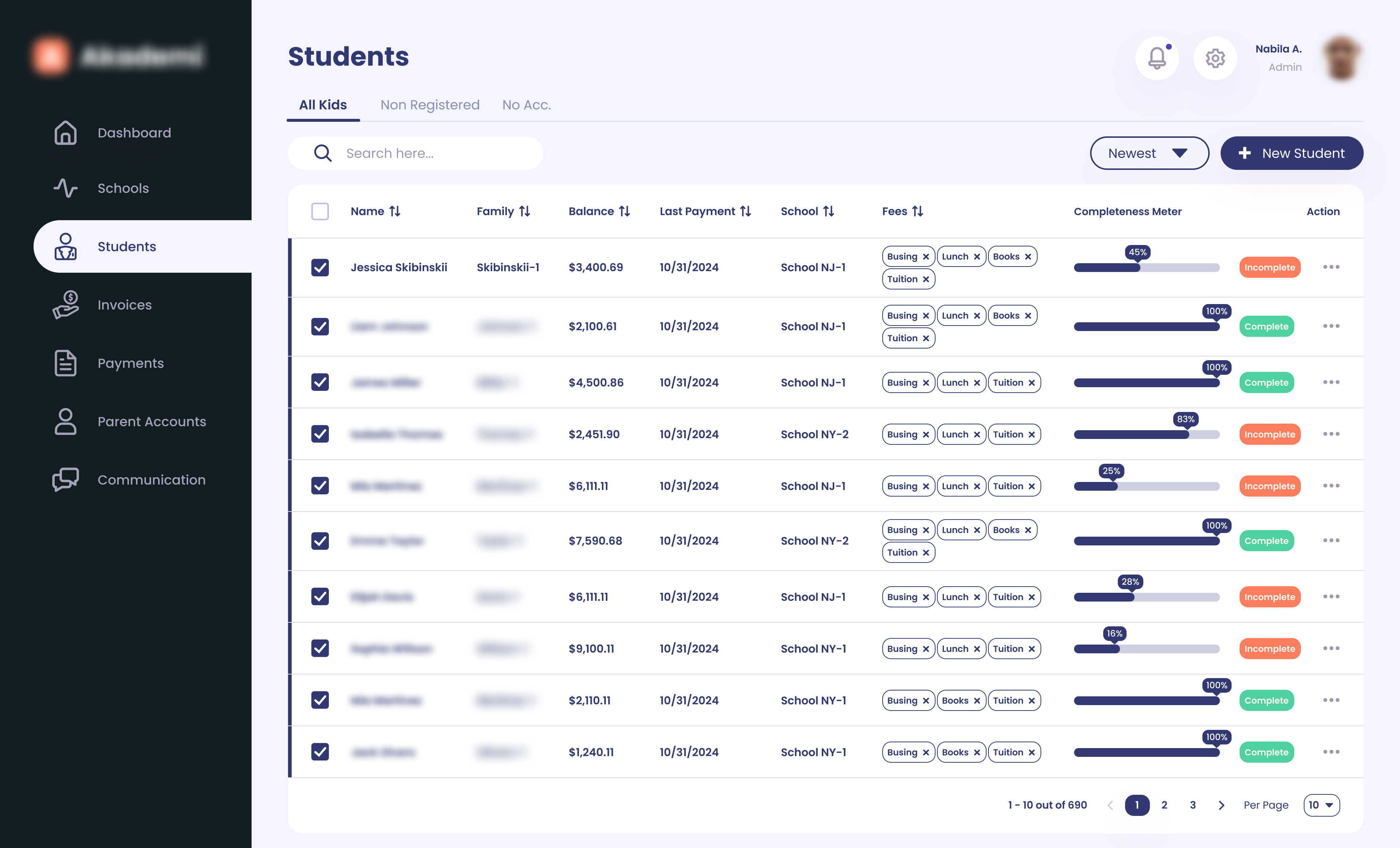 School Management Software Project Illustration