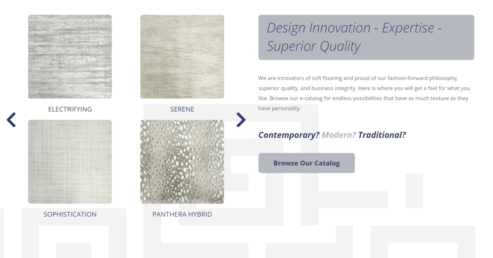 KaneCarpet - Wholesale website Project Illustration