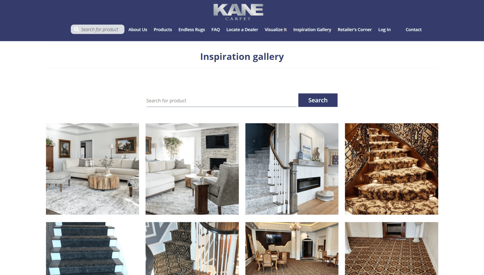 KaneCarpet - Wholesale website Project Illustration