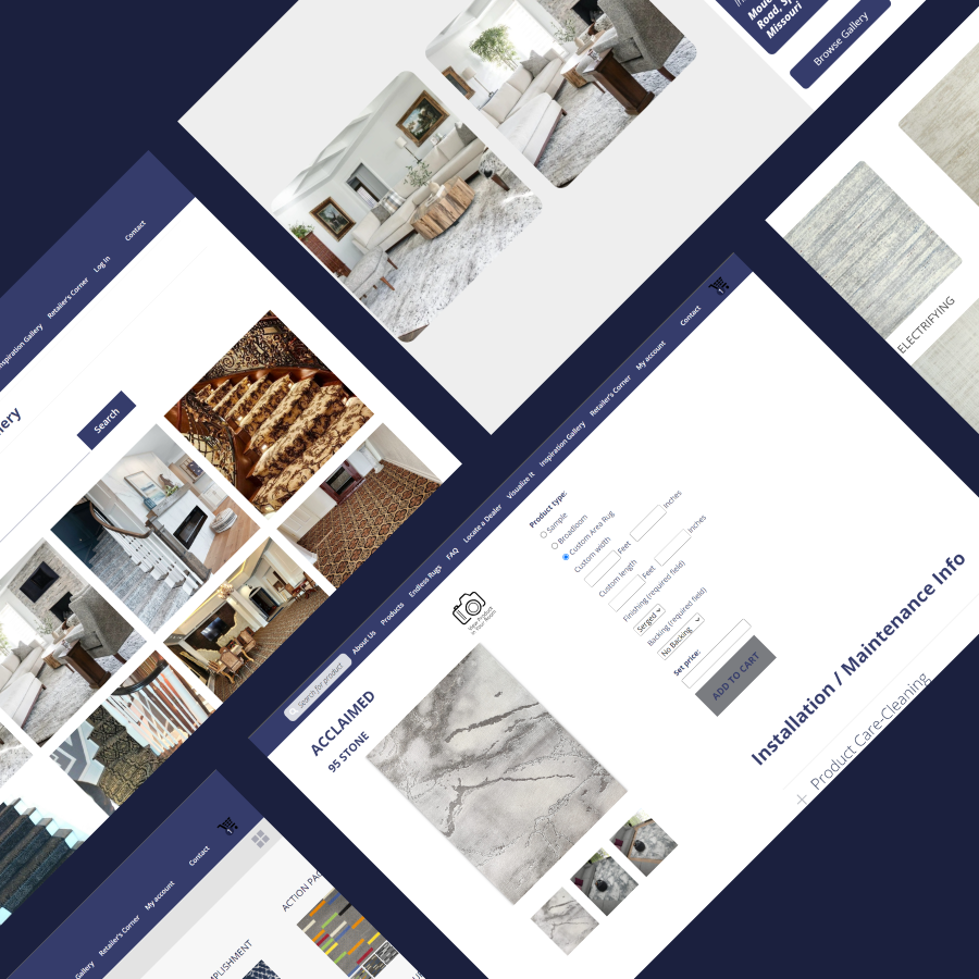 KaneCarpet: Transforming Wholesale for a major carpet manufacturer’s website